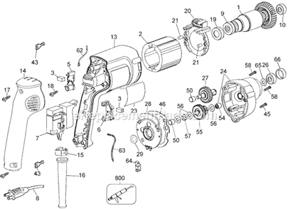Part Location Diagram of 176830-39 DeWALT Switch